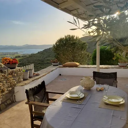 Romantic Sunset Cycladic House In Sotires