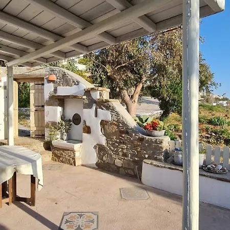 Romantic Sunset Cycladic House In Sotires Hébergement de vacances