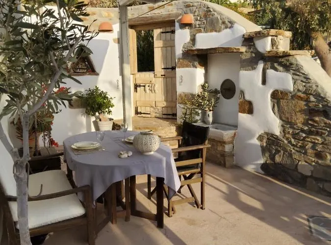 بيت للعطل Romantic Sunset Cycladic House In Sotires *