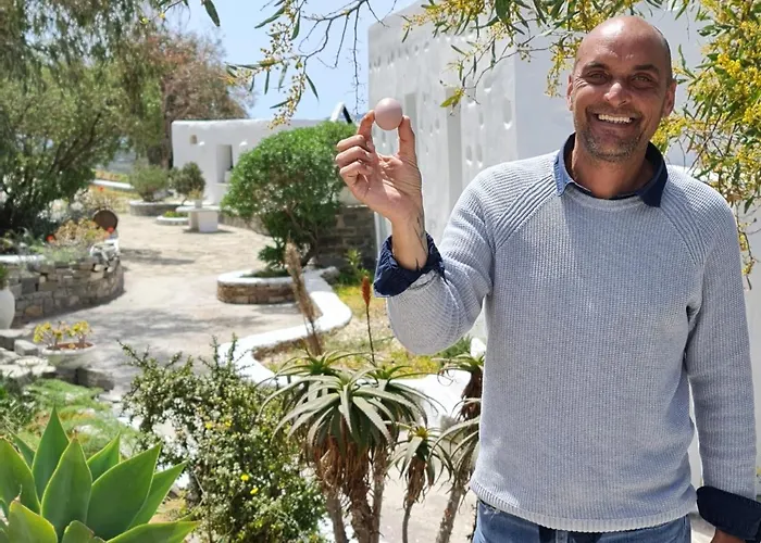 بيت للعطل Romantic Sunset Cycladic House In Sotires *