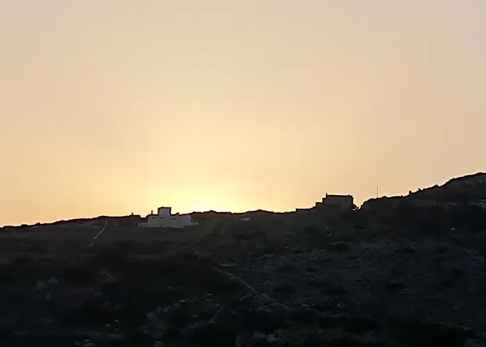 Romantic Sunset Cycladic House In Sotires بيت للعطل *