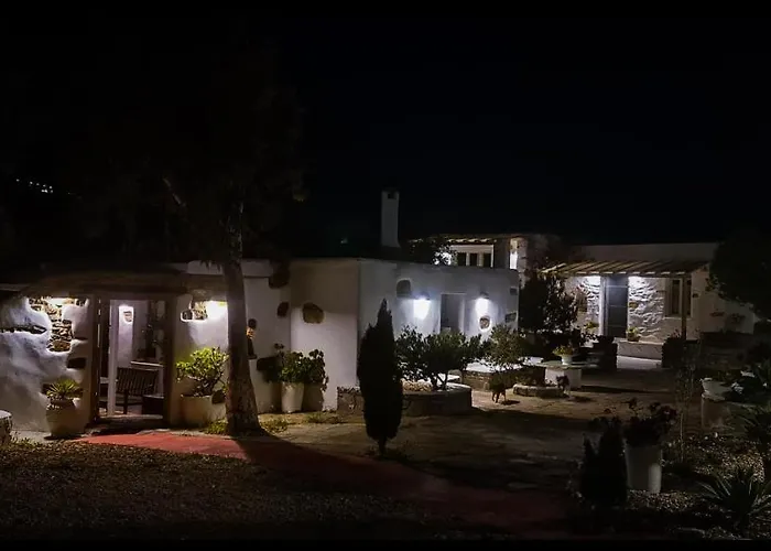 Romantic Sunset Cycladic House In Sotires بيت للعطل Moni Christou Dasous